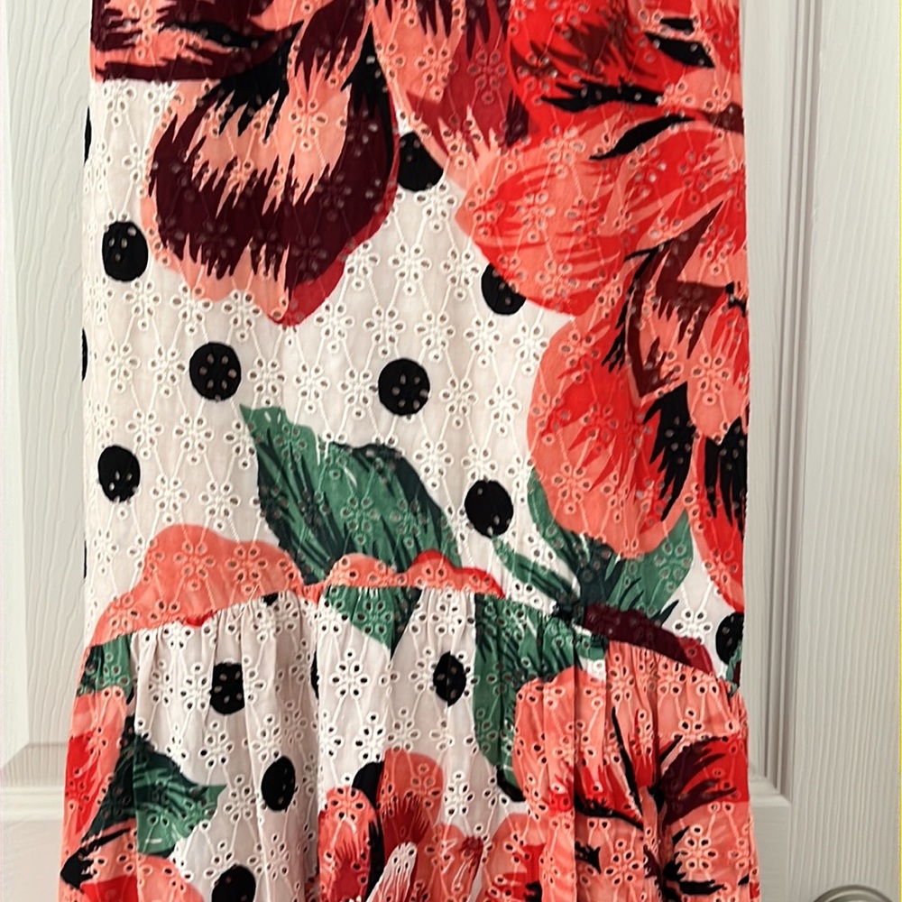 Farm Rio x Anthropologie Riviera Eyelet Maxi Dress - Picture 7 of 14